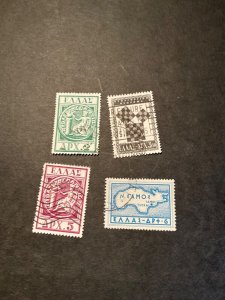 Greece Scott #582-5 used