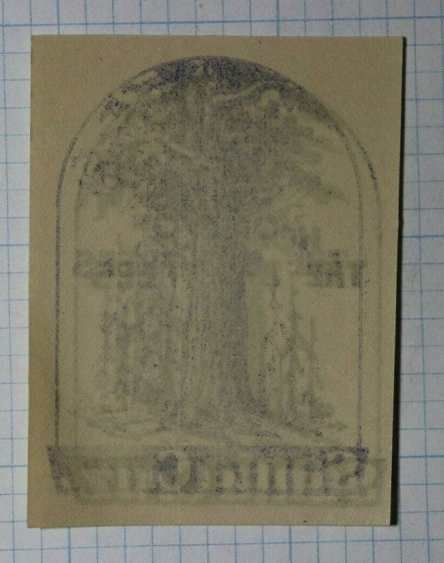 Santa Cruz CA Home of Big Trees Sequoia Company Brand Ad Poster Stamp