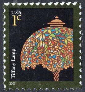 SC#3749 1¢ Tiffany Lamp Single (2007) SA