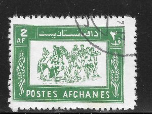 Afghanistan Scott 552 Used - 1961 2af Buzkashi - SCV $1.00