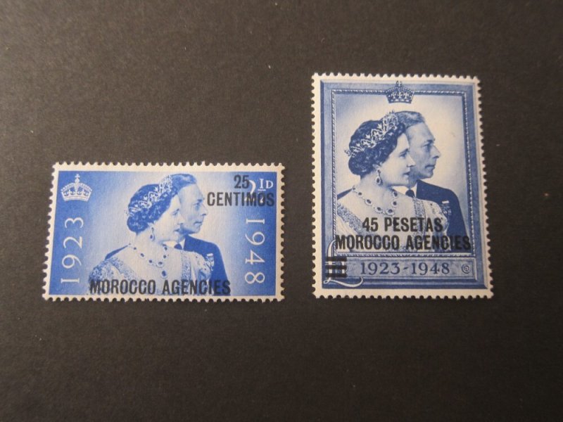 British Morocco 1948 Sc 93-4 set MNG