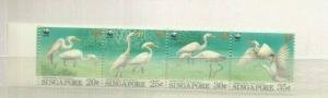 SINGAPORE 1993 BIRDS WWF SCOTT 673A  MNH 