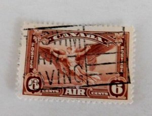 Canada #C5 Airmail 6 cent Daedalus, Used/Fine, 1935