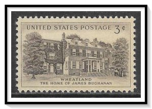 US #1081 Wheatland Issue MNH