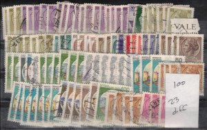 Italy - 100 Stamps - 23 Different 