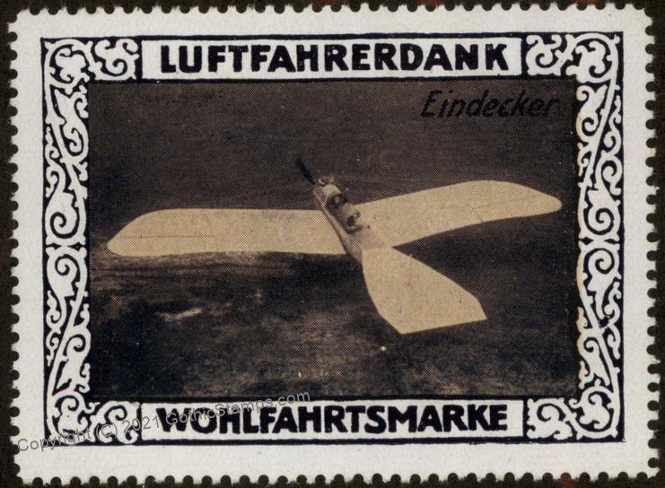 Germany WWI Eindecker Air Force Memorial Luftfahrerdank Flight MNH  Cind G102820