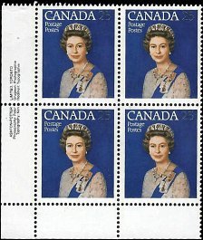 CANADA   #704 MNH LOWER LEFT PLATE BLOCK  (3-2)