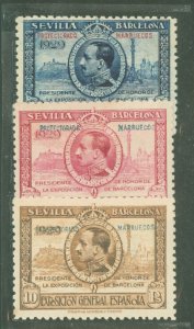 Spanish Morocco #116/119-20  Multiple