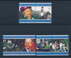 [57715] Tristan da Cunha 1997 Horse Royalty Three pairs MNH