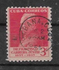 CUBA STAMP   USED #SEP CC2