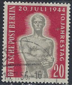 Germany Berlin 9N107 Used 1954 issue (ak6628)
