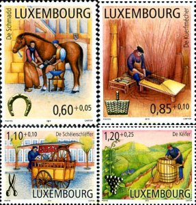 256972 MNH LUXEMBURGO 2010 OFICIOS ANTIGUOS