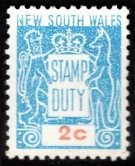 1966-67 Australia New South Wales Revenue 1, 2, 3 Cents Registrar Companies Used