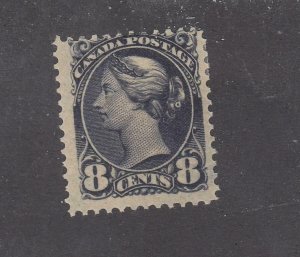 CANADA # 44b FINE-MH 8cts SMALL QUEEN CAT VALUE $100 (SMQU11)