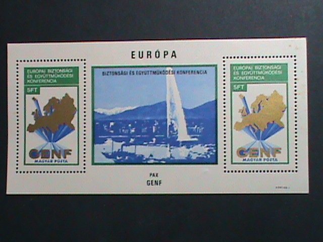 HUNGARY-EUROPA- GENF MNH S/S SHEET VERY FINE