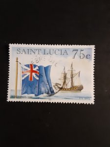 St. Lucia #1054          Used