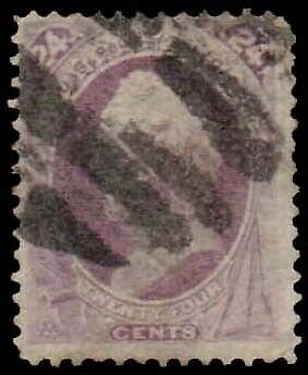 U.S. BANKNOTE CANCELS 153  Used (ID # 63870)