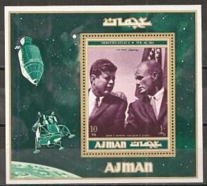 Ajman Kennedy Souvenir Sheet Mint Unlisted (O19)  