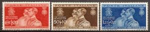 ITALY  239-41 MINT OG 1930 Royal Wedding