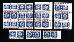 US Stamps VF Used Lot of 30 in Various Multiples Scott Value $450.00