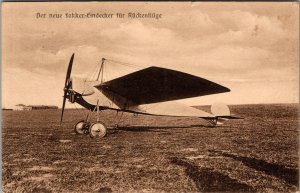 1915 Brandenburg Germany Early Aviation Model RPPC Postcard Cover to Berlin
