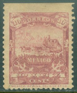 EDW1949SELL : MEXICO 1895 Scott #248 Unwatermarked. VF, Mint large part OG MEPSI