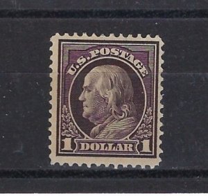 U.S. #473 MINT, F-VF, HINGED - 1912 $1.00 FRANKLIN