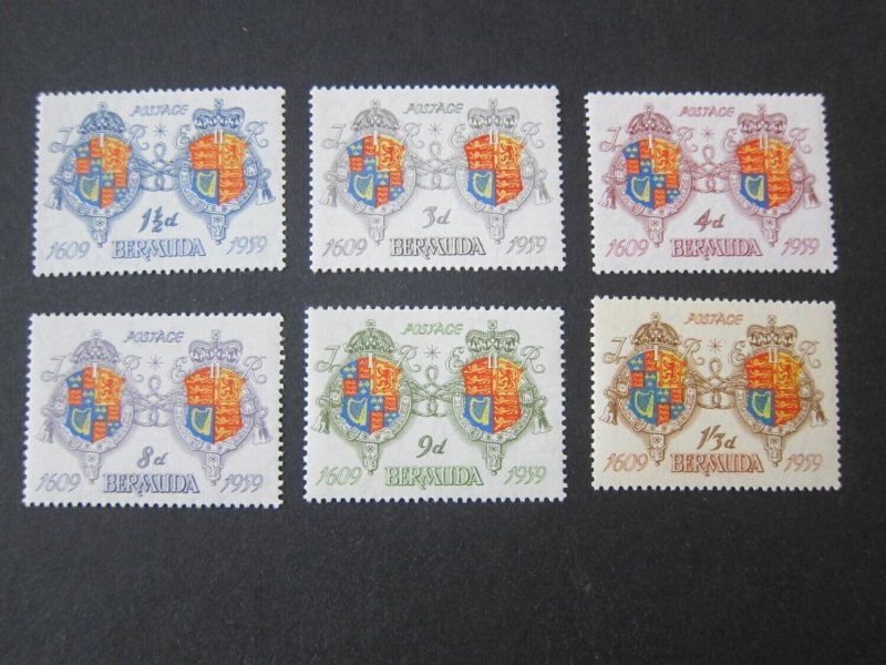 Bermuda 1959 169-174 set MNH