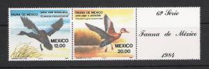 Mexico #1347a Aquatic Birds MNH