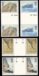 Tristan da Cunha 1980 Scott #268-271 Gutter Pairs Mint Never Hinged