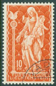 LIECHTENSTEIN Scott 395 Madonna Used CV $6