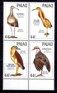 Palau 1986 Songbirds Mint MNH Set Block SC 102a
