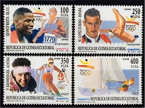 Equatorial Guinea 1993 MNH Stamps Scott 179-182 Sport Olympic Games Sailing