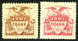 U.S. #ARMY FRANK SET 