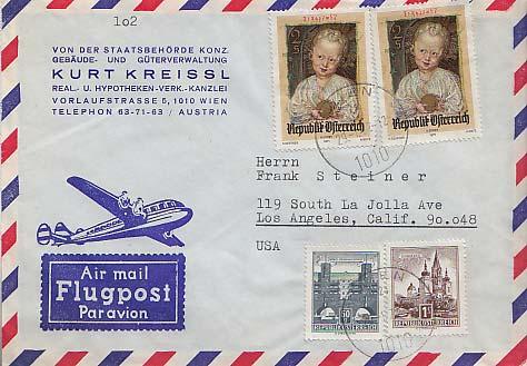 Austria, Airmail, Art