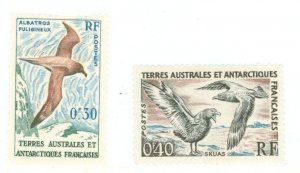 French Southern & Antarctic Territories #12-13 Unused Single