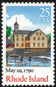 SC#2348 25¢ Bicentenary Statehood: Rhode Island Single (1989) MNH