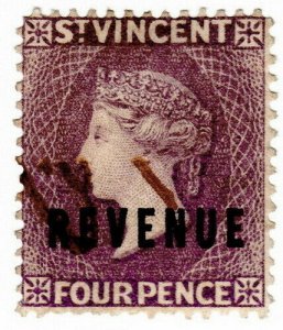 (I.B) St Vincent Revenue : Stamp Duty 4d