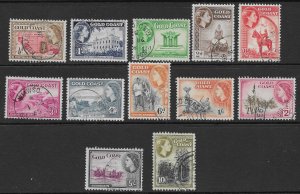 Gold Coast Scott 148-159 Used Complete Set of 1952