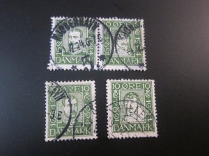 Denmark 1924 Sc 164-67 FU