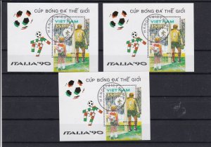 Vietnam Italia 90 Stamp Sheets ref R 16674