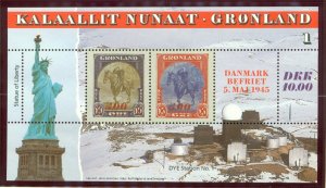 GREENLAND 293 MNH S/S CV $6.50 BIN $4.00