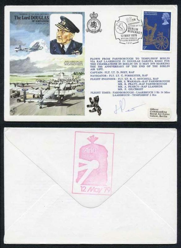 HA38b The Lord Douglas of Kirtleside Pilot Signed