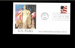 2002 First day Cover USA Flag Washington DC