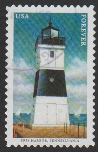 SC# 5623 - (55c) - Mid-Atlantic Lighthouses - Erie Harbor, PA - USED Single