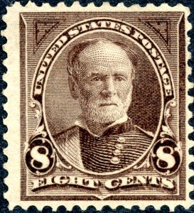 #272 – 1895 8c Sherman, double line watermark. MH OG F/VF.