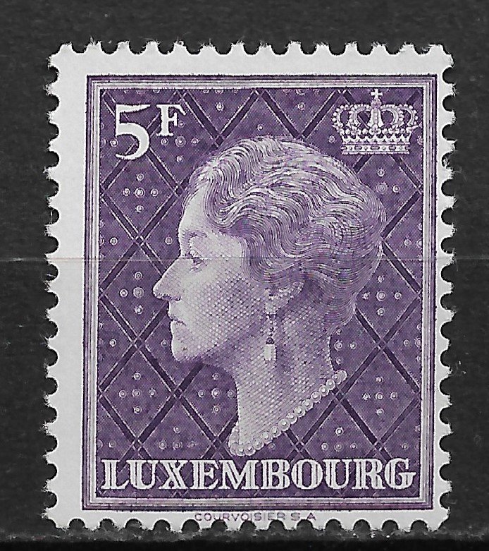 1958 Luxembourg 340 Grand Duchess Charlotte 5F MH