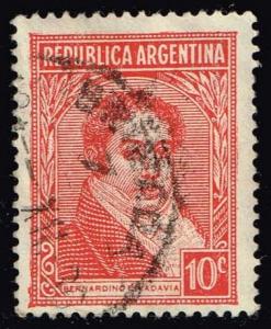 Argentina #430 Bernardino Rivadavia; Used