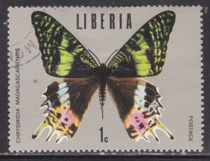 Liberia 683 Tropical Butterflies 1974