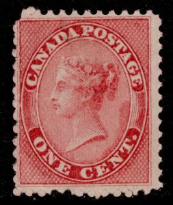 #14 - Canada - 1859 - 1c Queen Victoria - MH OG -  cv$750.00